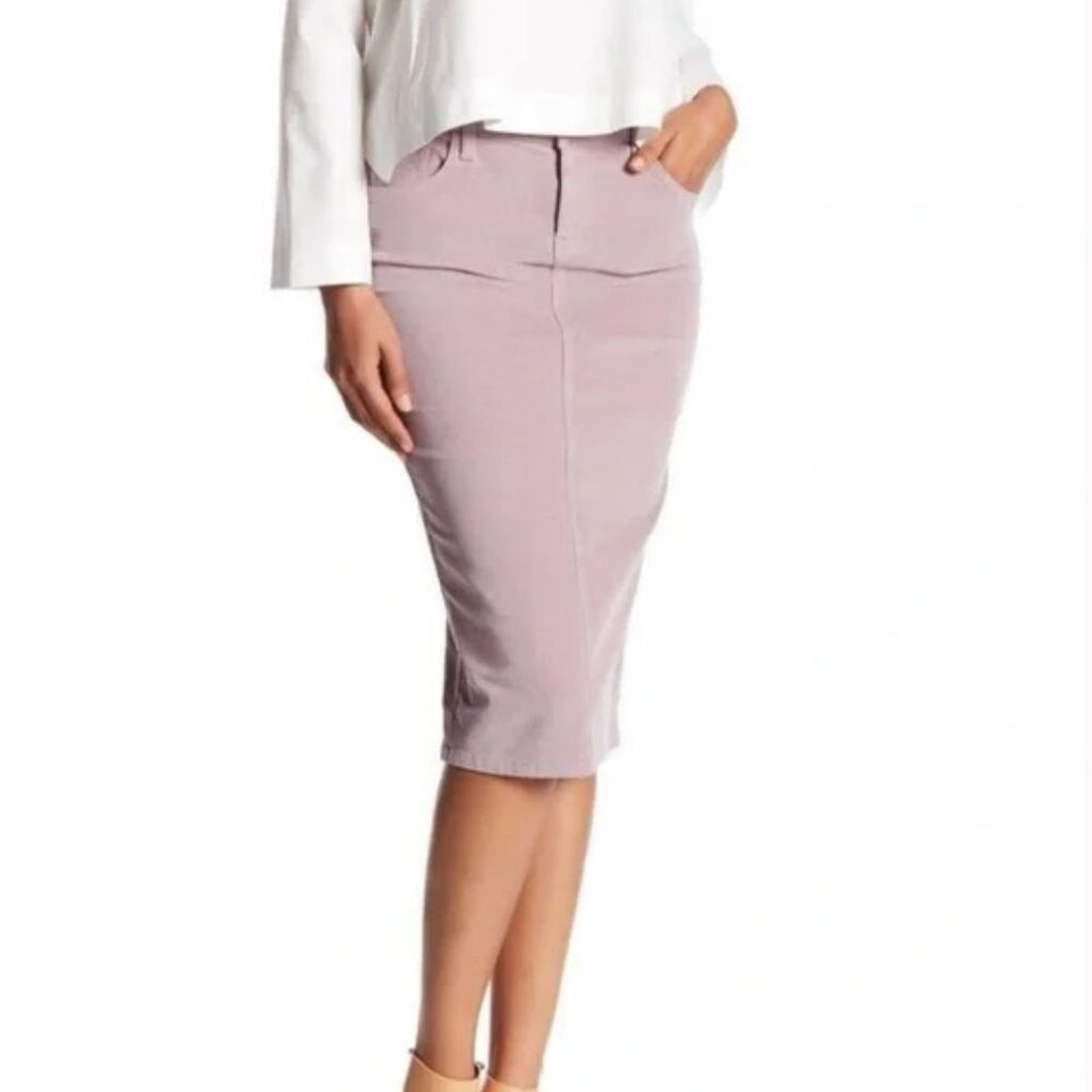 Rebecca Minkoff | Corduroy Pencil Skirt "Sifo" Dusty Lavender Purple | Size 27